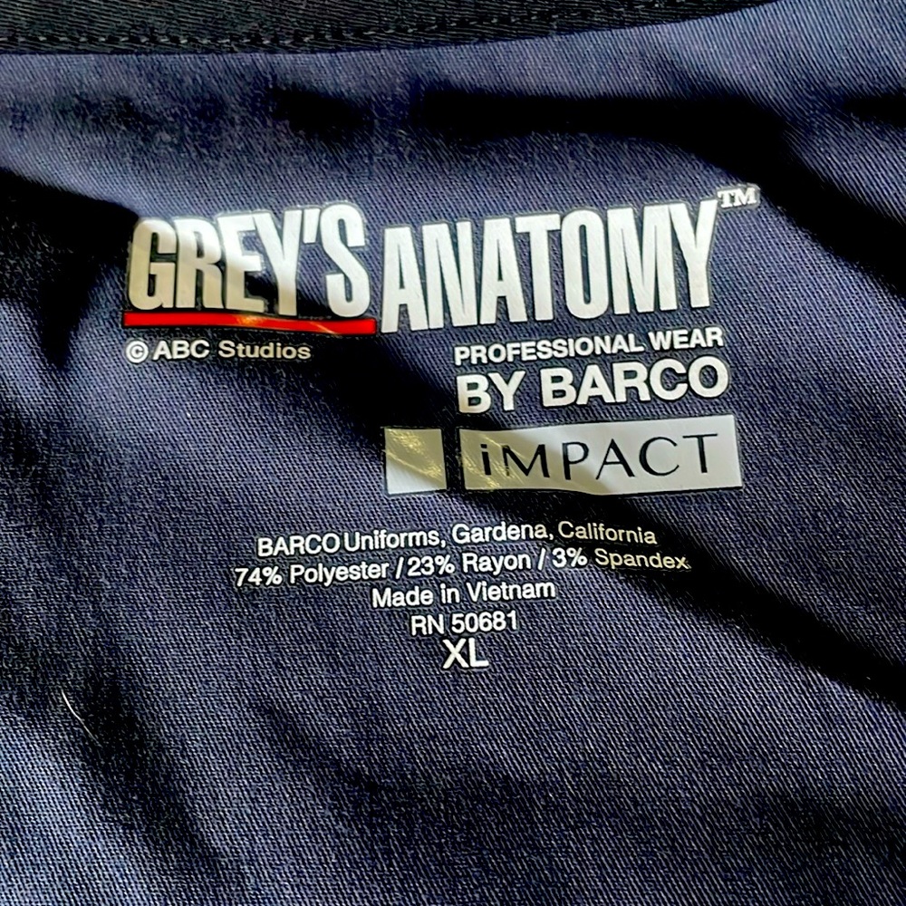 Greys Anatomy scrub Top